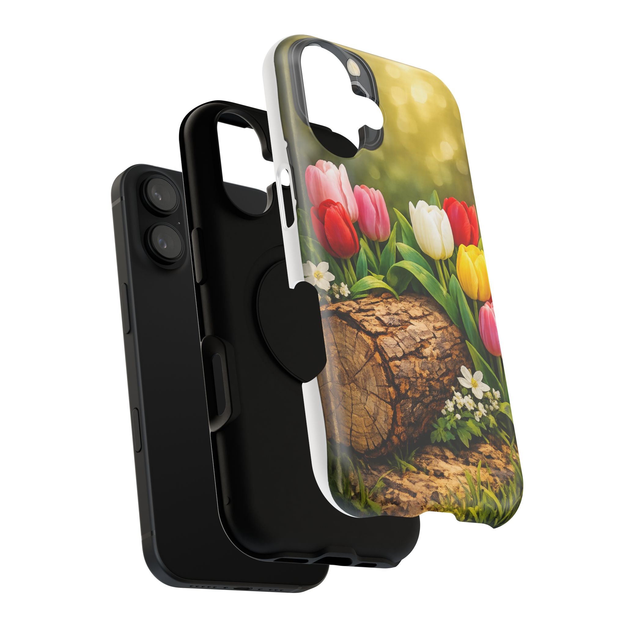 Tulip Phone Case - Impact-Resistant Dual-Layer Protection | Soft, But Savage