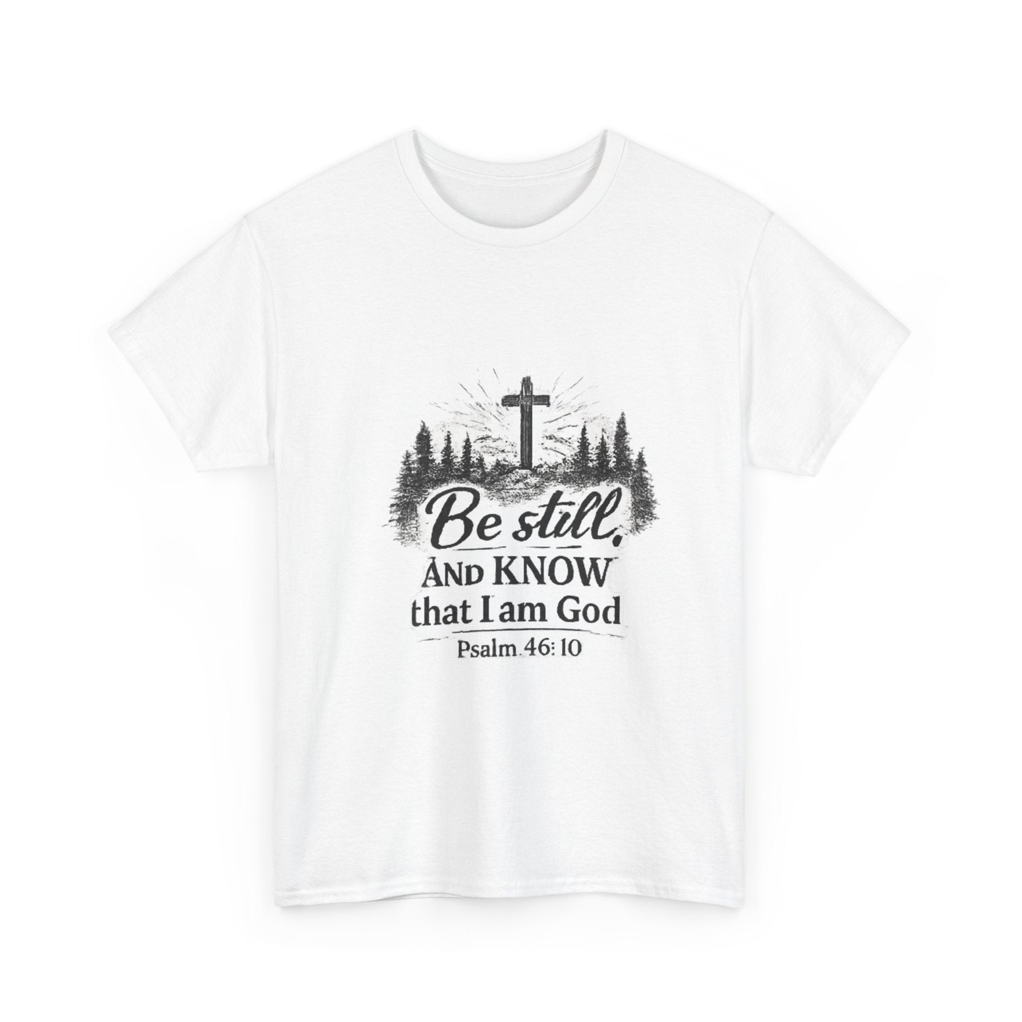 I Am God Christian T-Shirt - Unisex Heavy Cotton Faith Tee