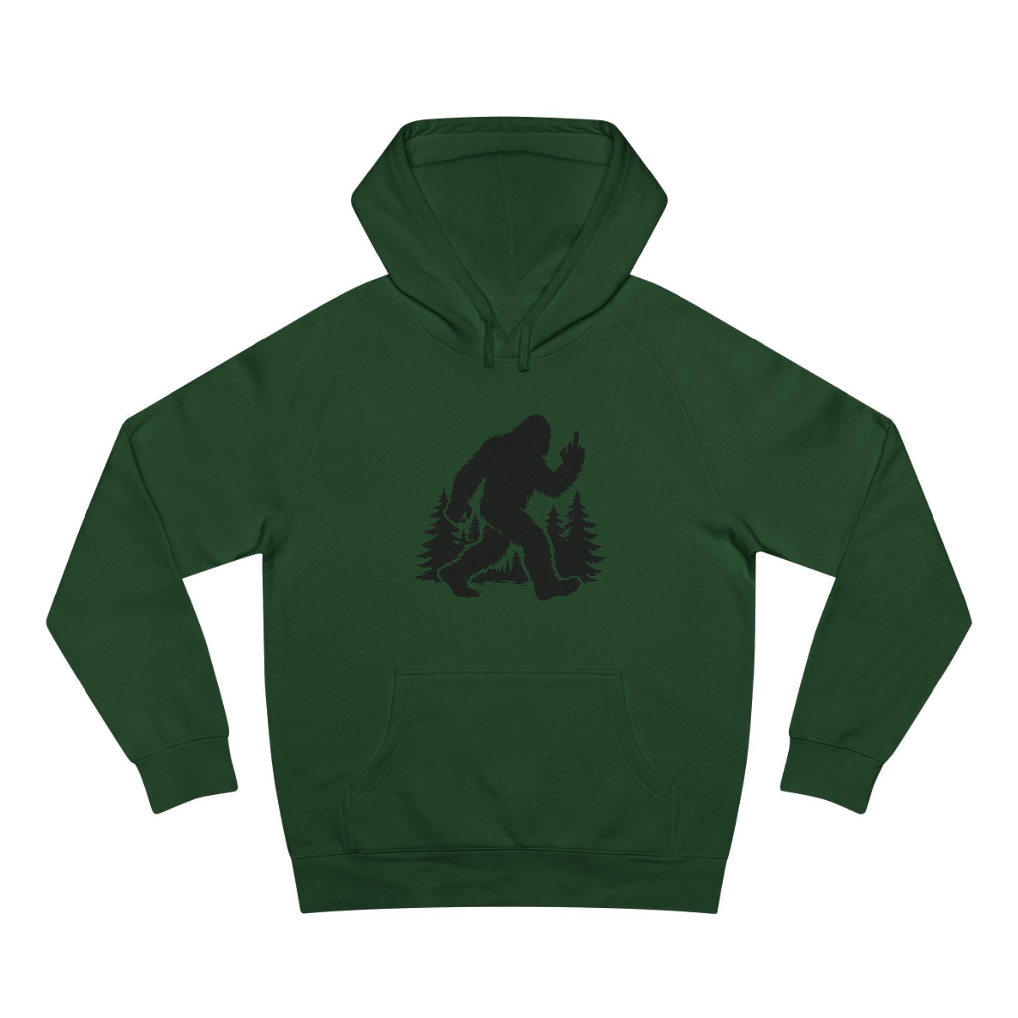 Sasquatch Hoodie – Bigfoot Forest Hoodie – Cozy Outdoor Graphic Pullover