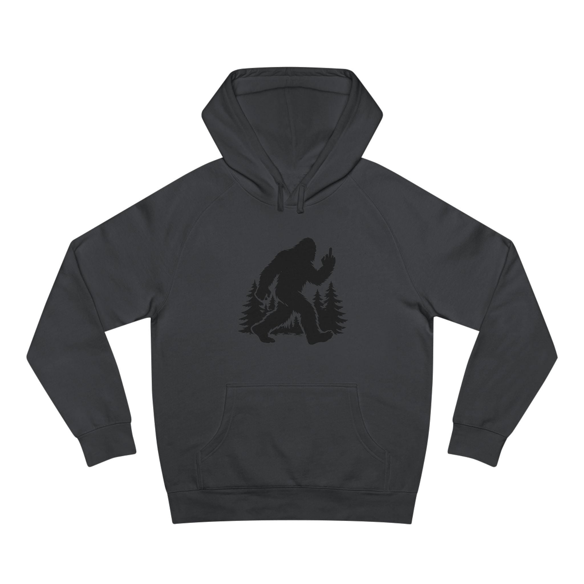 Sasquatch Hoodie – Bigfoot Forest Hoodie – Cozy Outdoor Graphic Pullover