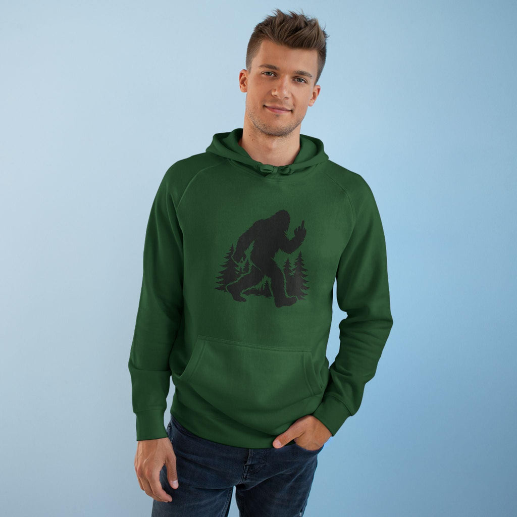 Sasquatch Hoodie – Bigfoot Forest Hoodie – Cozy Outdoor Graphic Pullover